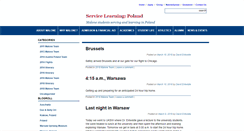 Desktop Screenshot of poland-service-learning.blog.malone.edu