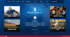 Desktop Screenshot of malone.edu